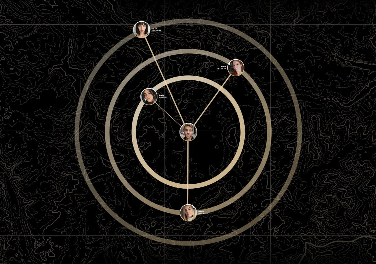 Map showing Orthodox Christians nearby